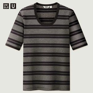 Uniqlo U Lemaire Fitted Striped Short Sleeve T-Shirt